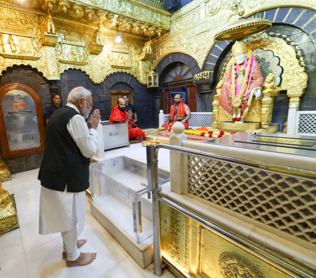 prime minister narendra modi ji ki Shirdi Sai Baba Mandir / Image Source: Social Media