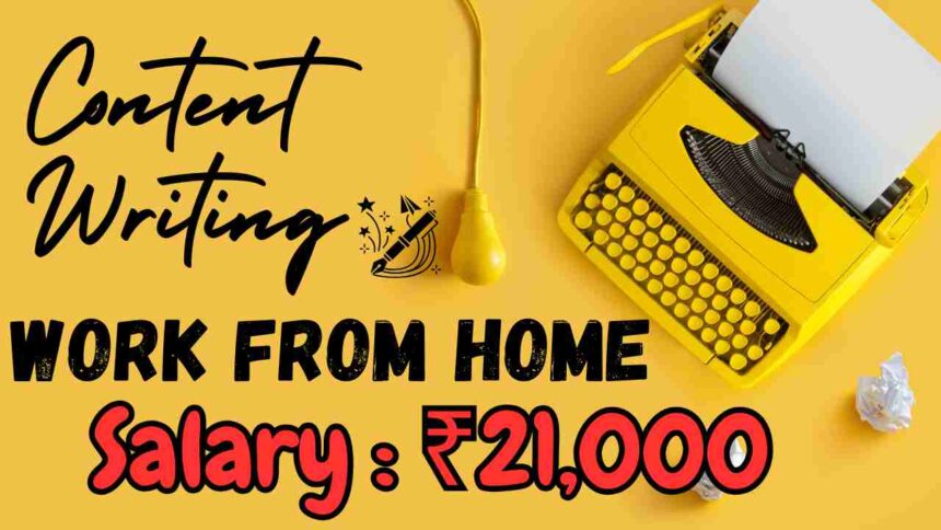 Content Writer job