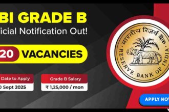 RBI Officer Grade B Recruitment 2025