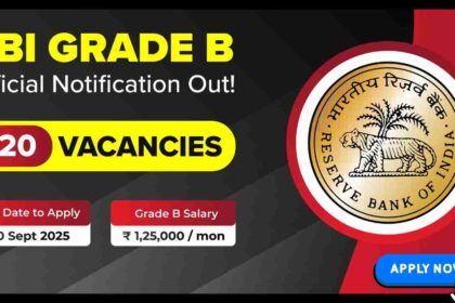 RBI Officer Grade B Recruitment 2025