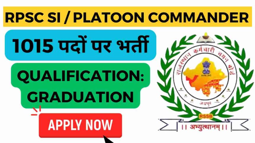 RPSC SI / Platoon Commander